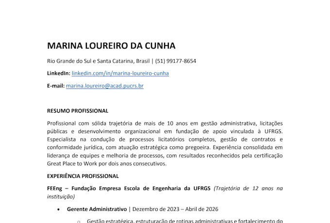 prepare and organize documents for public bids and tendes